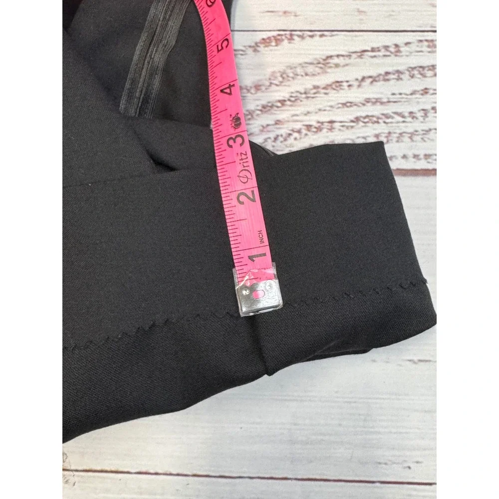 Vintage Valentino Tuxedo Pants Wool Blend Black Pleated Side Stripe Mens Size 35